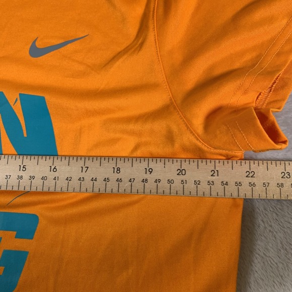 Miami Dolphins Shirt Tee Womens XL Orange NFL Football Nike‎ Dri-FIT 11-On Flag - Picture 4 of 10